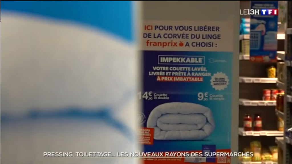 IMPEKKABLE au JT de TF1, pressing en ligne pour laver sa couette